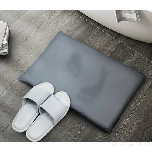 Natural Diatomate Soft Bathroom Mat Non-slip Home Carpet Bath Foot Pad Kitchen Toilet Floor Decoration 50*34cm