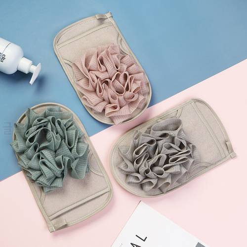 Bath towel scrubbing gloves household double-sided toiletries adult bath flowers strong ash rubbing and mud rubbing