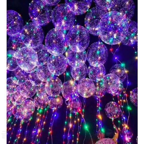 Led Lighted Helium Flying Transparent Balloon 431990744