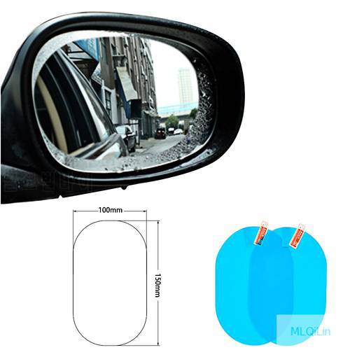 4Pieces/Set Car Side Window Protective Film Anti Fog Membrane Anti-glare Waterproof Rainproof Car Sticker Clear Film