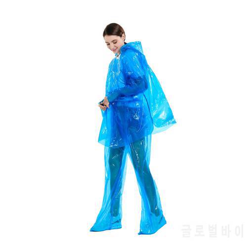 Anti-contact Split Type Raincoat & Rain Pants Set For Women Men Dustproof Waterproof Anti-Dirty Disposable Protection Raincoat