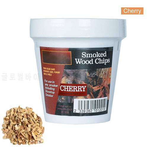 Barbecue Accessories BBQ Hickory Wood Chips for Smoking Cooking Apple Oak Cherry Mini Wooden Chunks for Cold Smoker Generator