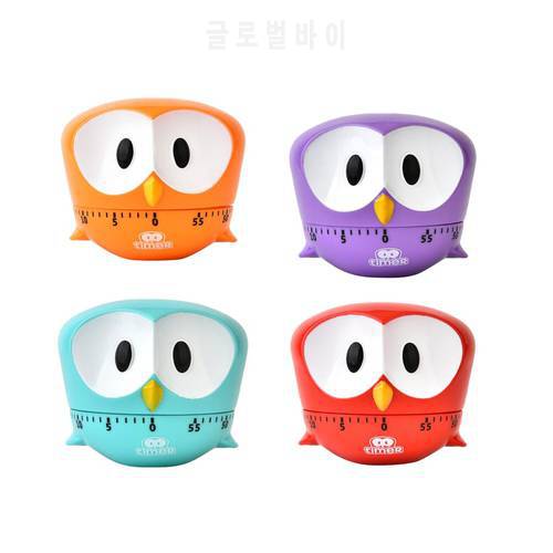 Owl Shape Kitchen Timer Manual Mechanical Food Cooking Timers