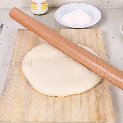 Solid Natural Wood Cooking Tools 2 Size Fondant Cake Decoration Rollers Dough Roller Kitchen Accessories Rolling Pin Portable