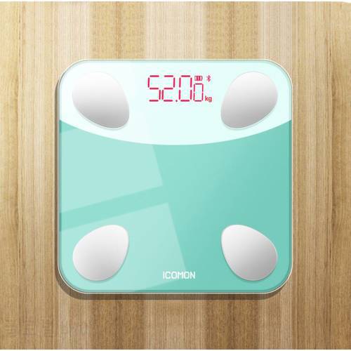 Hot Mini Bathroom Weight Scales Floor Body Fat Scales smart Digital Weighting Scale weegschaal ios 9.0 Android 4.4 Blue Pink