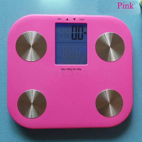 Hot Digital Body Weight Scale Bathroom Balance Electronic Floor Scales Large HD LCD Screen Body Fat Scale 7 Body Index Gift