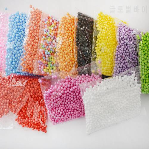 12 Colors Mini Bean Bag Filler Foam Beads DIY Doll Craft Filler Pillows Sofa Bed Filler Bubble Ball Gift Handmade Accessories