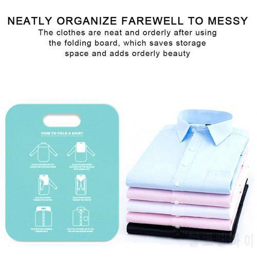 Quality Adult Kids Clothes Folder T Shirts Jumpers Save Holder Fold Organizer Clothes Time Board Quick Folding Clothe C3Y8