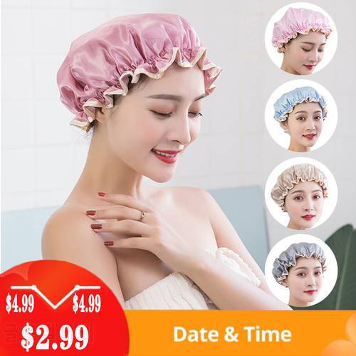 2021 Fashion Magic Microfiber Bathing Quick Dry Hair Cap Turban Wrap Towel Hat Bathroom Cute Long Hair Hair-Drying Shower Caps