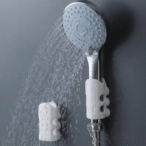 Silicone Shower Head Holder suction cup strong adsorption waterproof Reusable Durable Removable shower accessor fixed base frame