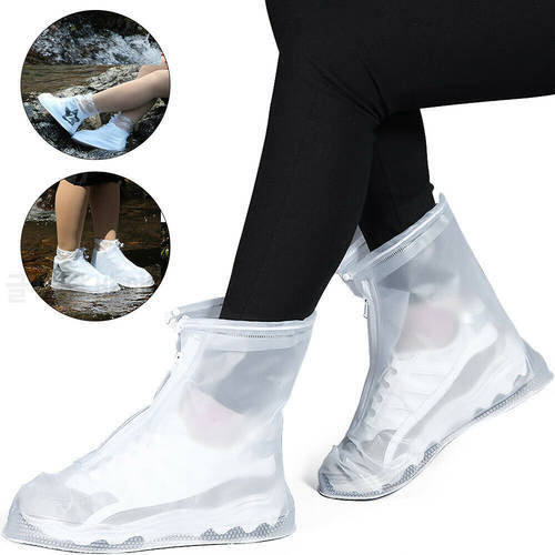 Outdoor Rain Shoes Boots Covers Waterproof Slip-resistant Overshoes Galoshes Travel for Men Women Kidsv Hiking Rain Shoes