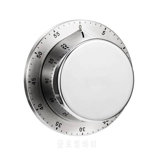 60 Minutes Kitchen Timer with Magnetic Base Kitchen Gadgets Cooking Tools Stainless Steel Kitchen Timer