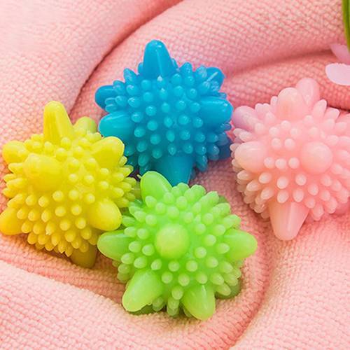 1Pcs Washing Machine Filter Softener Decontamination Random Color PVC Magic Laundry Balls Reusable for Household Cleaning Ball