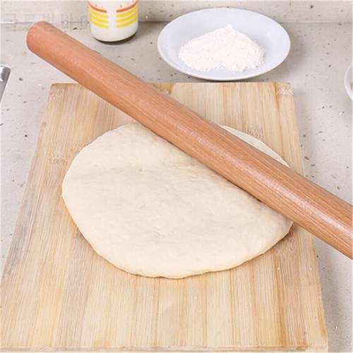 2 Size Kitchen Wooden Rolling Pin Fondant Cake Decoration Dough Roller Baking Kitchen Cooking Tools Accessories Crafts Baking