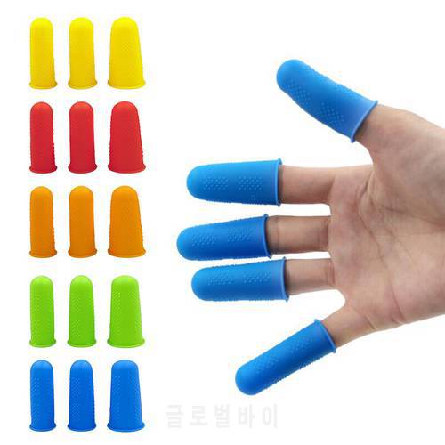 Silicone Finger Protector Sleeve Cover Anti-cut Heat Resistant Finger Sleeves Great Cooking Kitchen Tools