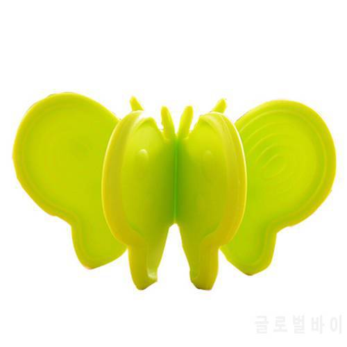 2Pc/Set Silicone Heat Insulation Butterfly Clamp Clip Anti-skid Hot Kitchen Tool