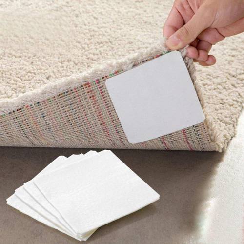 New Useful 4 Pieces Rug Pads Self-adhesive Carpet Corner Gripper Mats Anti Slip Stickers For Bathroom Accessories Bathroom