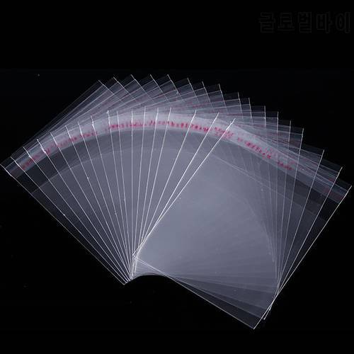 100pcs Transparent Plastic Bags Sealing Small Bags For Jewelry Candy Packing Resealable Gift Cookie Packaging Bags