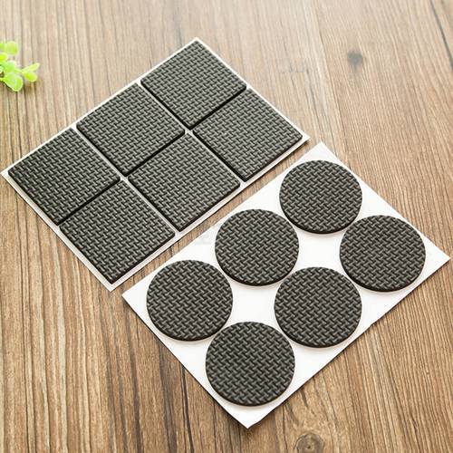 Silicone Table Legs Stools Chairs Mats Rubber Adhesive Rubber Anti-Skid Scratch DIY Resistant Furniture Feet Floor Protector Pad