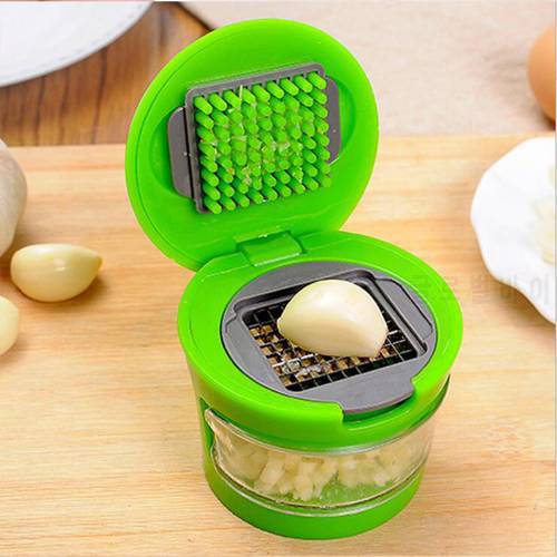 Multi-function garlic press 1pcs Random Color Cutting garlic stainless steel Cooking tools Kitchen accessories