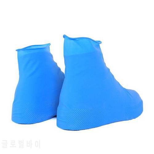 ZK30 one Pair Latex Elastic Rain Protector Reusable Non Slip Shoe Covers Waterproof Boot Overshoes Wear-resistant