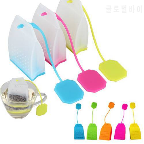1Pcs Colorful Style Home Kitchen Tools Herbal Tea Infusers Tea Strainers Food Grade Silicone Teaware Filters Scented Tea Tools