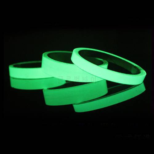 1cm*1m Home Safety Security Decoration Warning Decor Tape Luminous Fluorescent Night Self-adhesive Glow In The Dark Sticker Tape