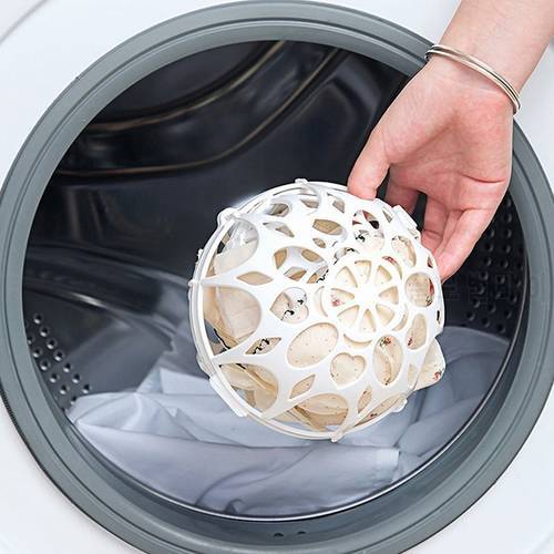 Home Laundry Balls Accessory Plastic Women Bubble Bra Double Ball Saver Washer Bra Laundry Wash Washing Ball Random Color
