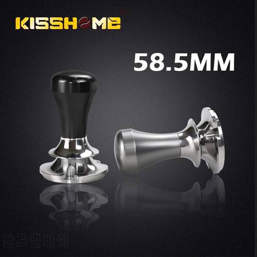 58.5mm Adjustable Depth Coffee Tamper Calibrated Steady Pressure Espresso Distributor Stainless Steel Froce Tamper Barista Tools