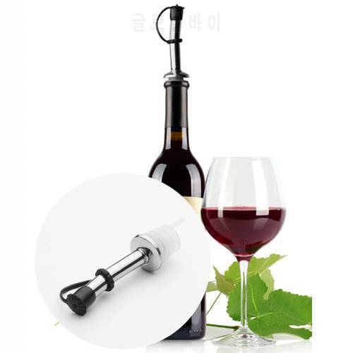 2 In 1 Stainless Steel Stopper Wine Bottle Spout Pourer Stopper Wine Pourers Bar Accessories Wholesale