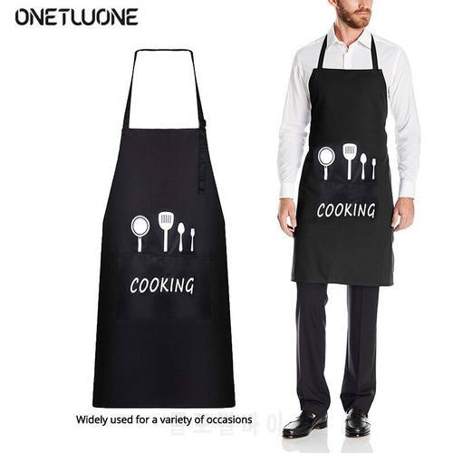 Waterproof Oil Cooking Apron, Chef Aprons for Women Men Kitchen Bib Apron Idea for Dishwashing Cleaning Painting
