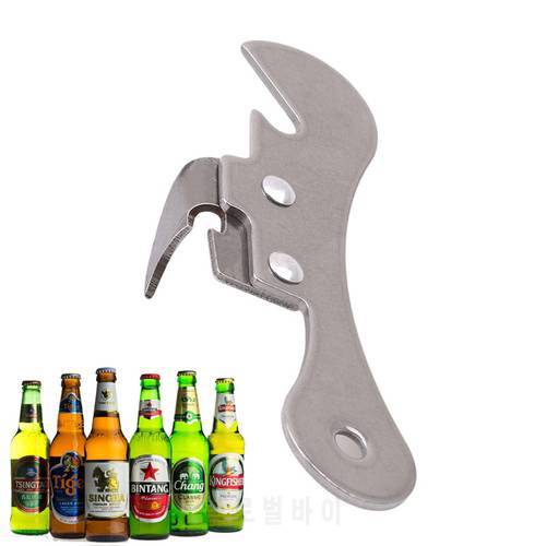 1Pc Home Cooking Tools Multifunction Beer Jar Bottle Opener Wine Bar Cocktail Stainless Steel Can Opener Kitchen Accessories