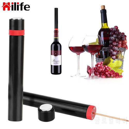 Portable Wine Bottle Opener Wine Pump Corkscrew Air Pressure Stopper Pin Jar Cork Remover Kitchen Tools Bar Wine Accessories