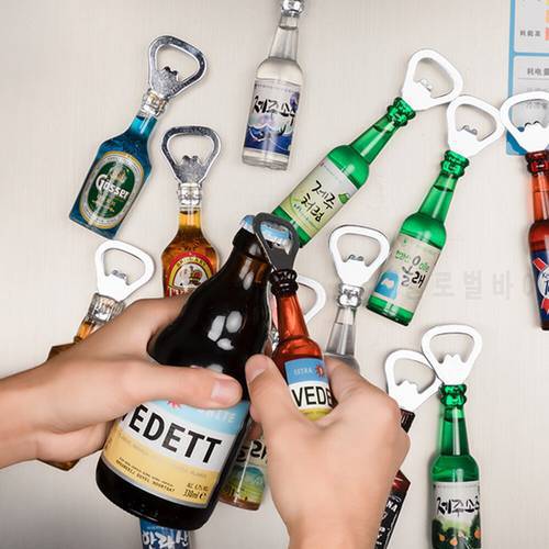 Beer bottle opener refrigerator magnet household multifunctional creative screwdriver bar restaurant bottle opener