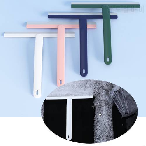 Window Glass Squeegee Scraper Glass Wiper Shower Squeegee Glass Cleaning Wiper Brush Cleaner Helper Household Cleaning Tool