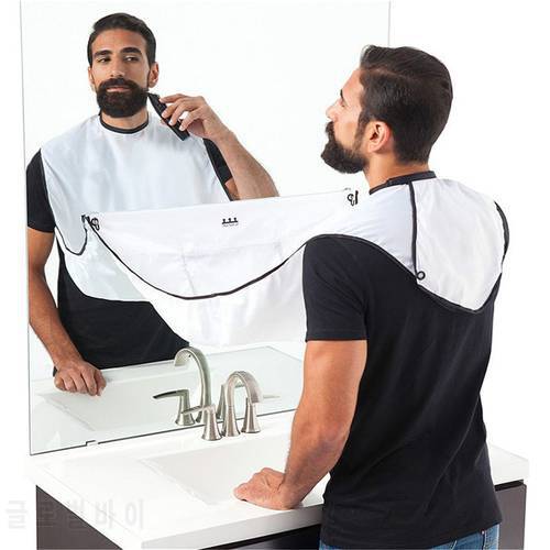 Shaving Wai Men&39s Style Apron Transparent Suction Cup Male Shaving Apron Bathroom Beard Catcher Care Clean Hair Holder Creative