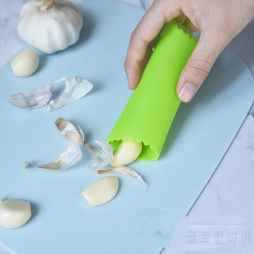 Garlic Stripper Tube Peeling Garlic Peeling Silicone Garlic Peeler Peel Easy Useful Kitchen Tools Non-toxic Safety Gadget