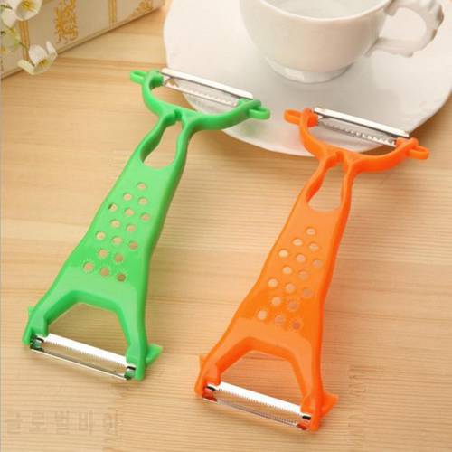 1PC Multi-function Grater Peeler Planing Digging Holes Grinding Mud Vegetable Gadgets Fruit Double Head For Kitchen Paring Knife