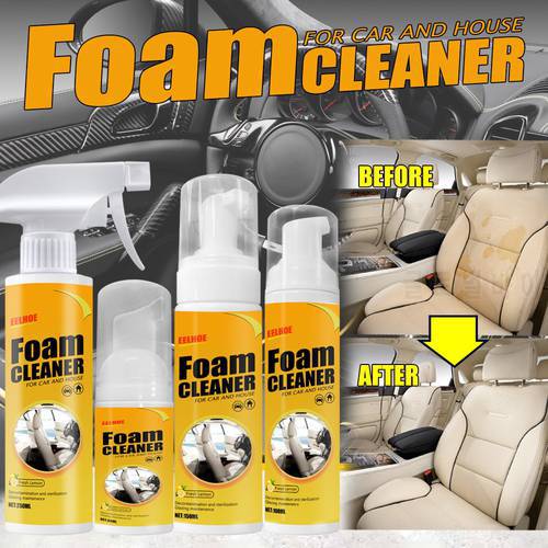 150/100ML Multi-purpose Foam Cleaner Anti-aging Cleaning Automoive Car Interior Leather Home Cleaning Foam Cleaner Foam Spray
