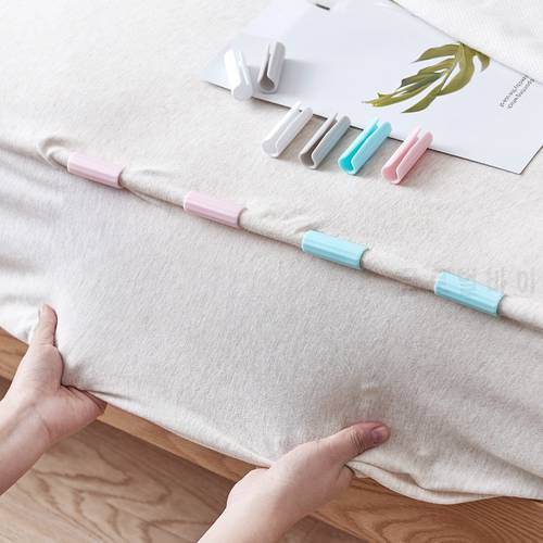 6/12PCS BedSheet Clips Plastic Slip-Resistant Clamp Quilt Bed Cover Grippers Fasteners Mattress Holder For Sheets Home