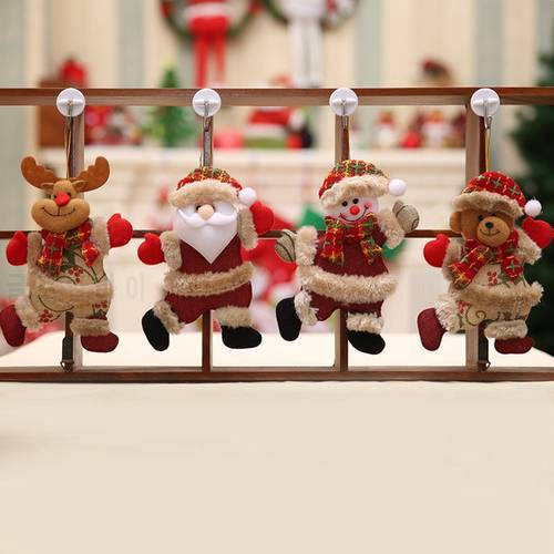 Bear Christmas Ornaments Christmas Furniture Ornaments Elk Snowman Tree Toy Doll Handmade Christmas Ornaments Home Gift Natal