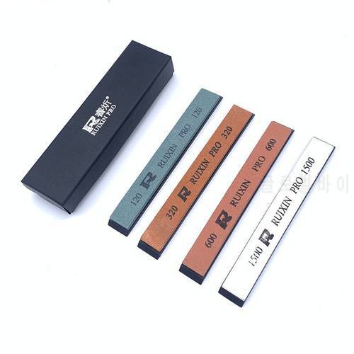 High quality RUIXIN whetstone sharpening stone knife sharpener tools knife sharpener grinding water oil stone system with boxs