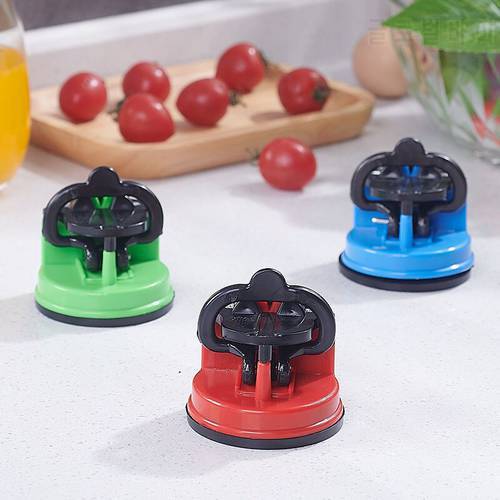 Household suction cup sharpener sharpener high quality tungsten steel kitchen grinding all kinds of knives Fixed angle sharpener
