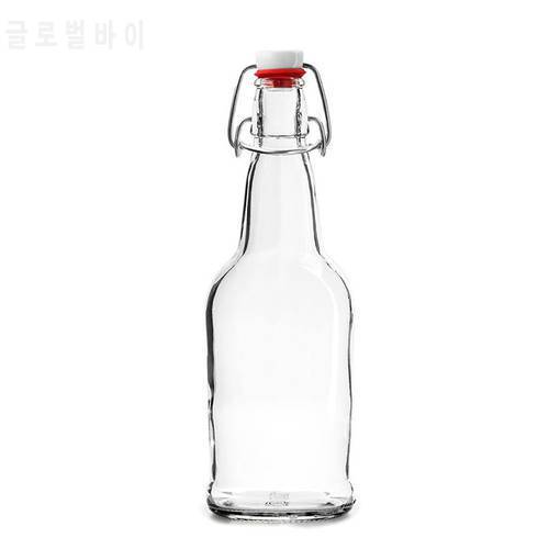 1pcs Enclosed Glass Bottle Sealed Jar With Lid Swing Beer Bottle Enzyme Buckle Bottle Swing Stopper For Beer Bottle Top