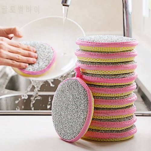 Thicken 2.5CM Double Sides Cleaning Sponge Pan Pot Dish Clean Sponge Household Cleaning Tools Dishwashing Brushes