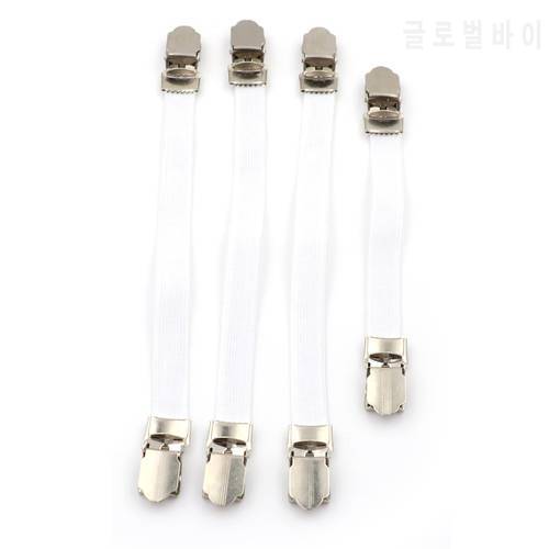 4pcs Ironing Board Cover Clip Fasteners Tight Fit Elastic Brace Ties Straps Grip Dropshipping Ironing Board Cover Clips