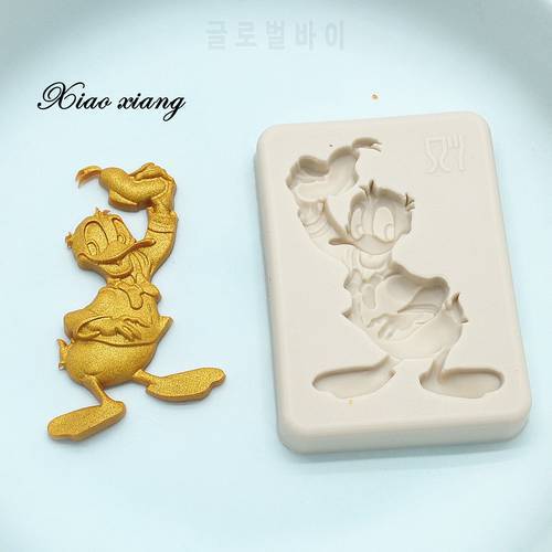 Cute Duck Silicone Fondant Molds For Baking Resin Clay Chocolate Candy Silicone Cake Mould Fondant Cake Decorating Tools M2088