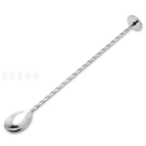 Stainless Steel Cocktail Stirrer Masher Spoon Bar Drink Mixer Twist Cup Glass Shaker Stirrer Twisted Mixing Kitchen Barware Tool