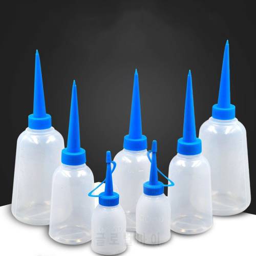 30/100ml Thickened Plastic Bottle Glue Oil Bottle Tip Oiler Water Bottle For Oil Outlet Needle Tip Applicator Precision Bottle