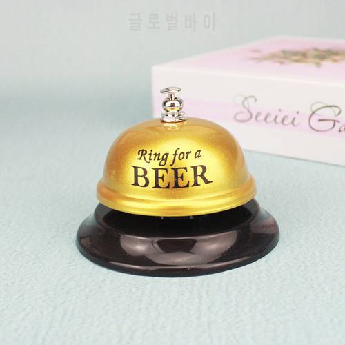 Desk Bell Table Ring Restaurant Bar Service Ring Hotel Call Bell Ring Counter Metal Reception Kitchen for Bar Hotel Bar Tools